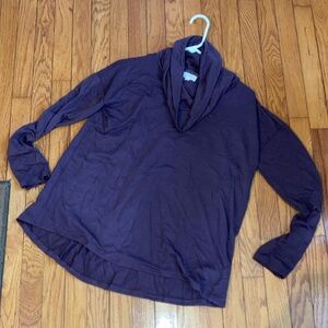 Cupid brown cowl neck top